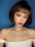 Charm Bowknot Diamond cz Pendant Real 925 Sterling Silver choker Necklace