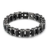 Men's Stainless Steel Motorcycle Chain Bangle