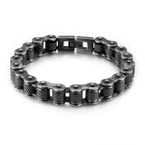 Men's Stainless Steel Motorcycle Chain Bangle
