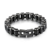 Men's Stainless Steel Motorcycle Chain Bangle