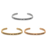 Charm Bracelet Letter Stainless Steel Bracelets Women Gift Jewelry