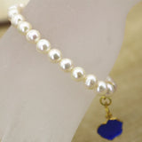 Freshwater Pearl Charm Bracelet 7.5inch B3124