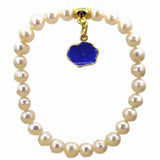 Freshwater Pearl Charm Bracelet 7.5inch B3124