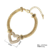 Cubic Zirconia Stone Cuban Bracelets Bangles