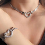 Cubic Zirconia Stone Cuban Bracelets Bangles