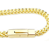Men's Stainless Steel Hip Hop Charm Bracelet