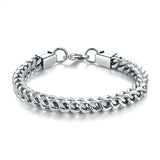 Men's Stainless Steel Hip Hop Charm Bracelet
