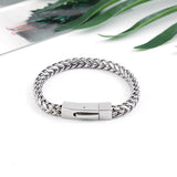 Men's Stainless Steel Hip Hop Charm Bracelet