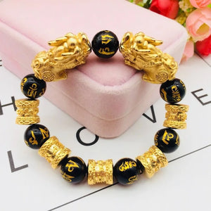 Double Pixiu Bracelet Domineering Charm Bracelet Men