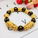 Double Pixiu Bracelet Domineering Charm Bracelet Men