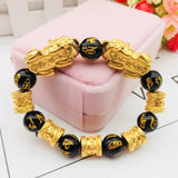 Double Pixiu Bracelet Domineering Charm Bracelet Men