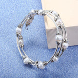 Baroque Pearl Charm Bracelet for Women - Party Gift Jewelry
