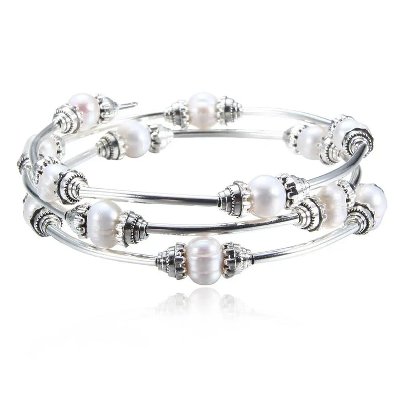 Baroque Pearl Charm Bracelet for Women - Party Gift Jewelry