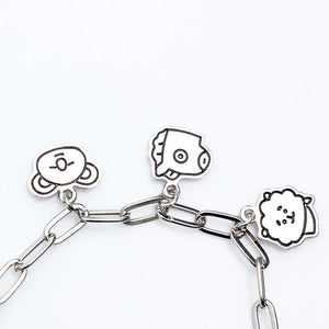 KPOP Animal Bells Bangle Bracelet for Women