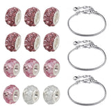 55 Pcs Charm Bracelets Kit For Girls - Jewelry Making Kit With Beads & Charms