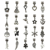 Girls Charm Bracelets Kit, 55 Pcs Jewelry Making Set with Beads and Charms