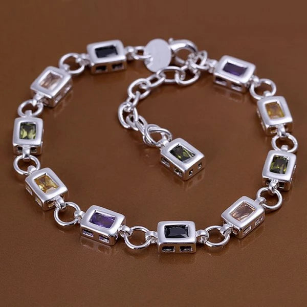 Link Chain Charm Bracelet Unisex Jewelry Hand Chain H261
