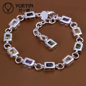 Link Chain Charm Bracelet Unisex Jewelry Hand Chain H261
