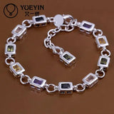 Link Chain Charm Bracelet Unisex Jewelry Hand Chain H261