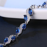 Charm Bracelets Zircon Rhinestone Bracelet Bangle for Women
