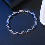 Charm Bracelets Zircon Rhinestone Bracelet Bangle for Women