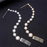 Bridal Pearl Hair Chain Accessories for Women Wedding Party