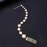 Bridal Pearl Hair Chain Accessories for Women Wedding Party