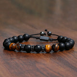 Charm Buddha Bracelet Homme 8mm Round Stone Chakra Bracelet Men