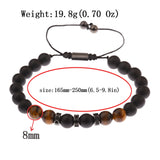 Charm Buddha Bracelet Homme 8mm Round Stone Chakra Bracelet Men