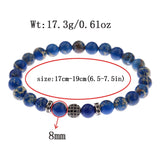 CZ Ball Men Bracelets & Bangles Pulseras Hombre