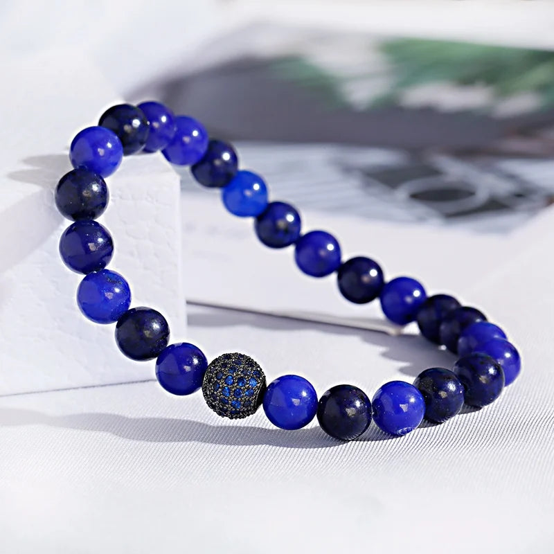 CZ Ball Men Bracelets & Bangles Pulseras Hombre