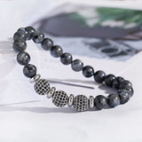 CZ Ball Men Bracelets & Bangles Pulseras Hombre