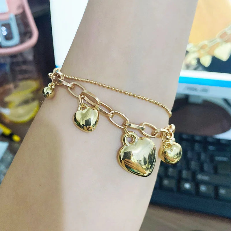 Charm Chain Bracelet Jewelry for Women Girls