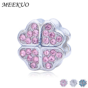 Charm Clover Beads for Luck Women Charm Bracelet Jewelry Making