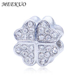 Charm Clover Beads for Luck Women Charm Bracelet Jewelry Making