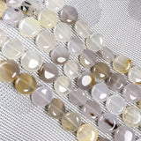 Natural Tiger Eye Stone Malachite Loose Beads 16x16x6mm