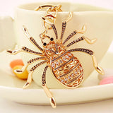 Crystal Spider Keyring Keychain Bag Buckle Key Finder Car Party Gift R094