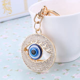 Evil Eyes Key Chain Bag Charm Car Pendant Keyfobs Jewelry R017