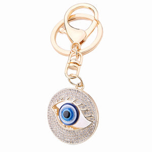 Evil Eyes Key Chain Bag Charm Car Pendant Keyfobs Jewelry R017