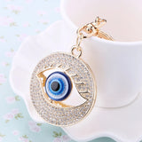 Evil Eyes Key Chain Bag Charm Car Pendant Keyfobs Jewelry R017