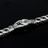 Cuban Men Handcuff Bracelet Stainless Steel Homme Chain
