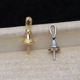 925 Silver Pendant Base Settings 3pcs