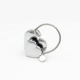 Double Heart Keychain Trinket Gift for Girl