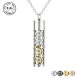 Oil Container Pendant Aromatherapy Necklace