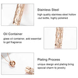 Oil Container Pendant Aromatherapy Necklace