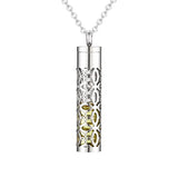 Oil Container Pendant Aromatherapy Necklace