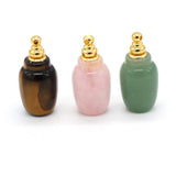 Rose Quartz Diffuser Vial Pendant for DIY Jewelry
