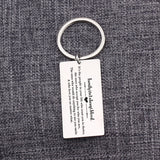 Family Isn't Always Blood Keychain - Stainless Steel