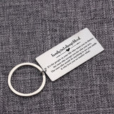 Family Isn't Always Blood Keychain - Stainless Steel