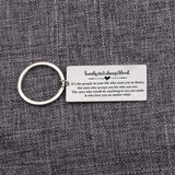 Family Isn't Always Blood Keychain - Stainless Steel